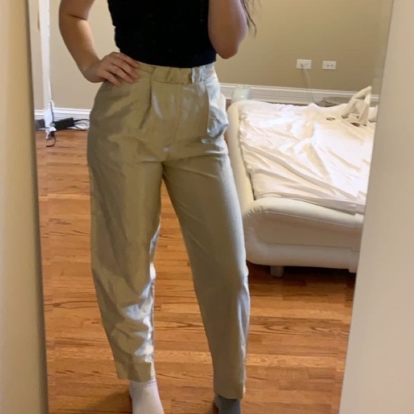 Giorgio Armani- Sparkly Gold Pants - Picture 2 of 4